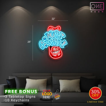 JUST CATCHD & BURST GROOVY | LED Neon Sign (2 signs)
