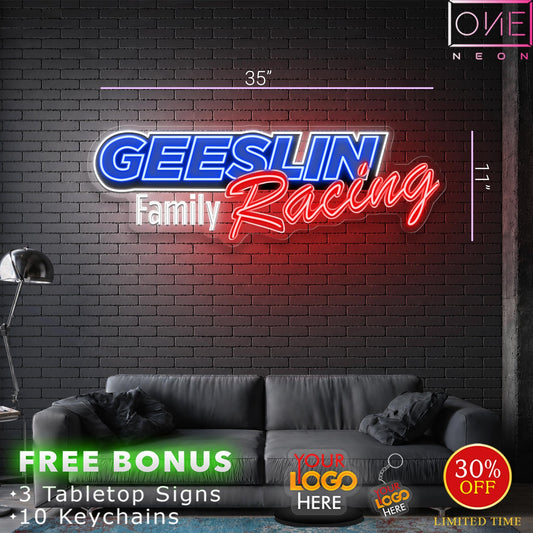 GEESLIN FAMILY RACING | LED Neon Sign