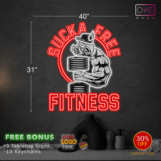 SuckaFree Fitness | LED Neon Sign