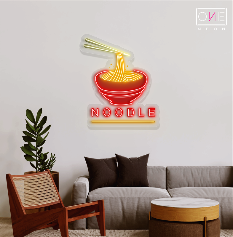 Enseigne néon LED Motif nouilles