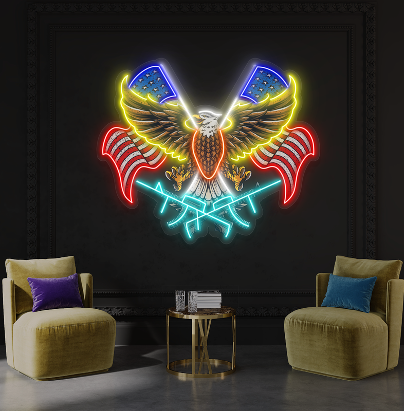 Enseigne Néon LED Artwork Gardien de la Liberté