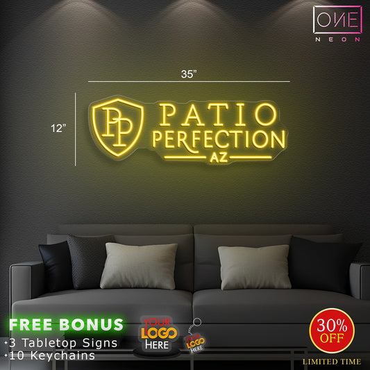 PATIO PERFECTION| LED Neon Sign