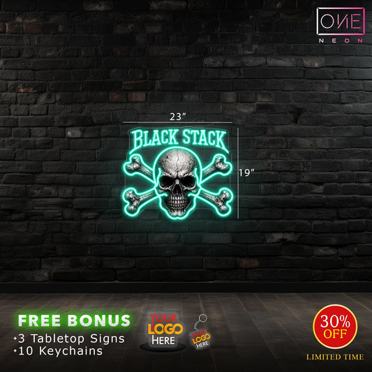Black Stack | LED Neon Sign