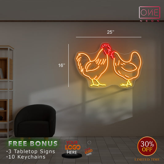 CHICKEN | LED Neon Sign