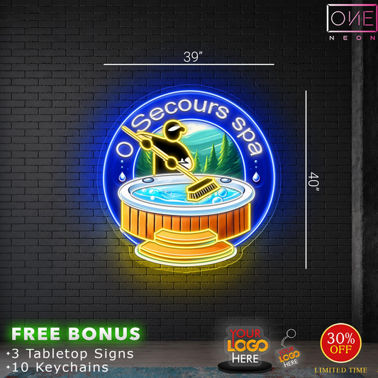 SECOURS SPA | LED Neon Sign