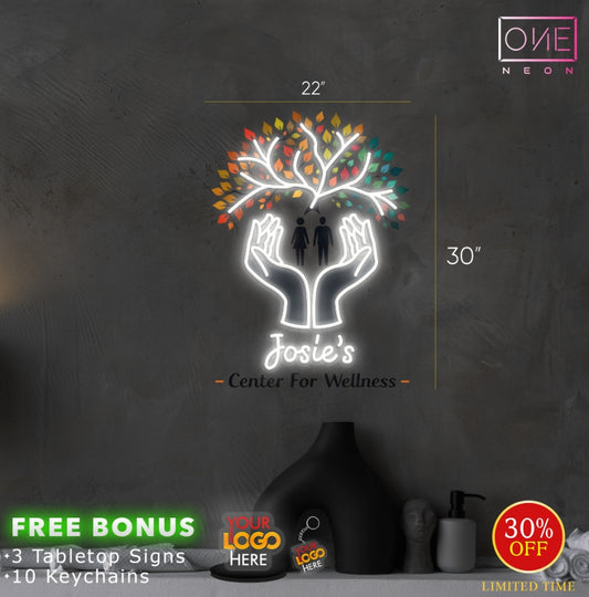 Enseigne néon LED œuvre d'art Tatoueur