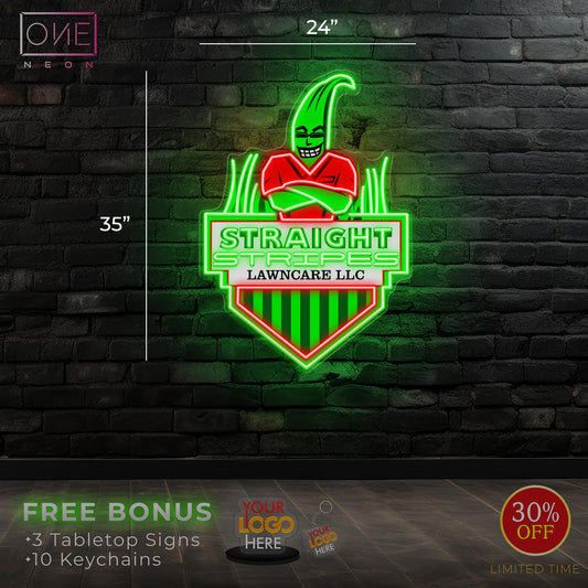 Straight Stripes | LED Neon Sign