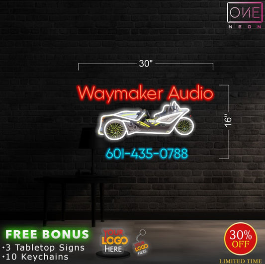 WAYMAKER AUDIO | LED Neon Sign