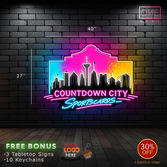 COUNTDOWN CITY | LED Neon Sign