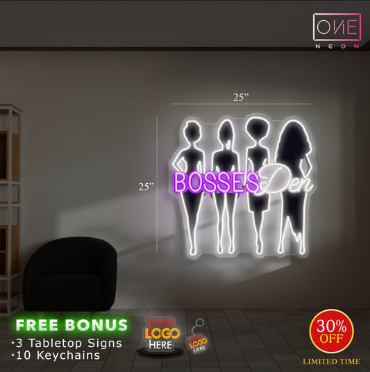 Bosses Den | LED Neon Sign