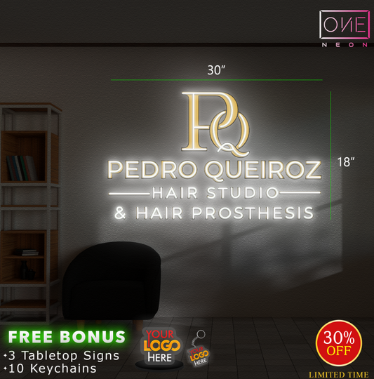 PQ logo | LED Neon Sign
