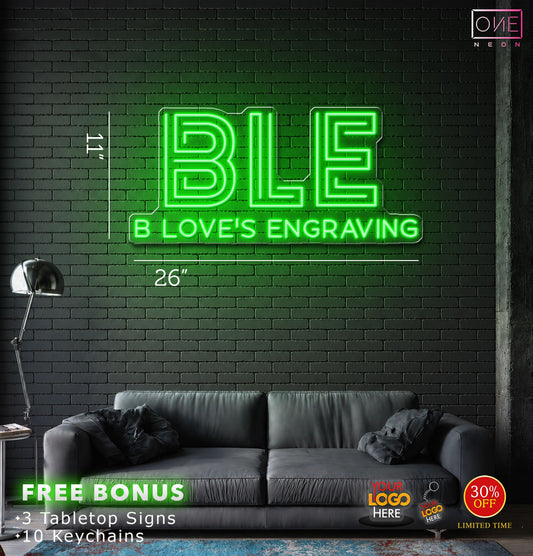 BLE B Love's Engrave | LED Neon Sign