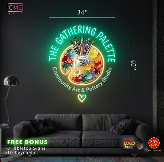 THE GATHERING PALETTE | LED Neon Sign