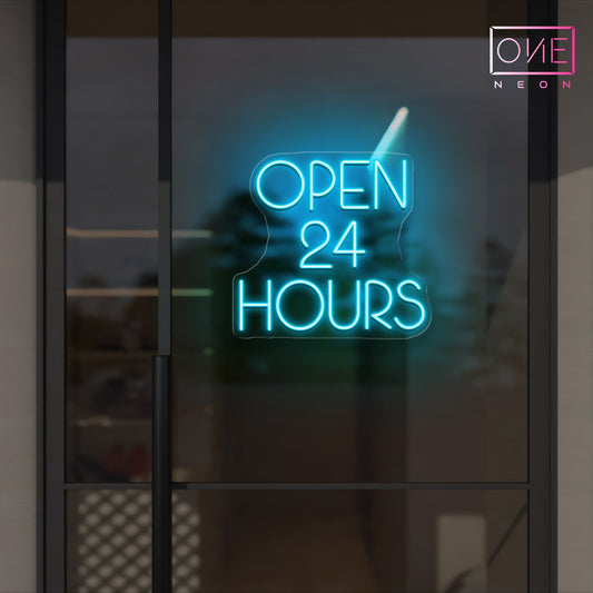 Open 24 Hours Led Neon Sign