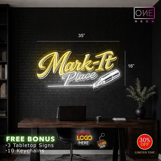 Mark-It Place | LED Neon Sign