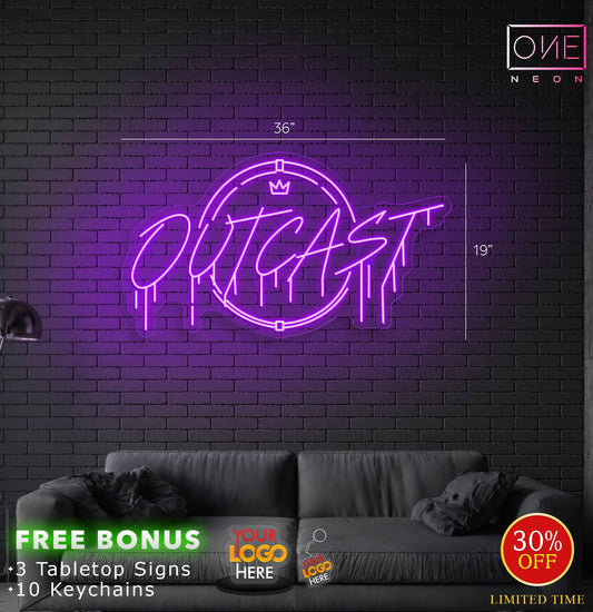 OUTCAST | LED Neon Sign