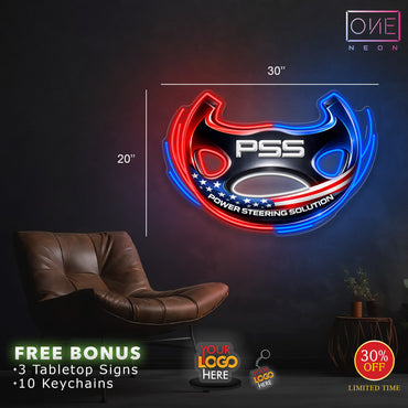 Chuck's bait shop+ PSS logo ( 2 signs)| LED Neon Sign