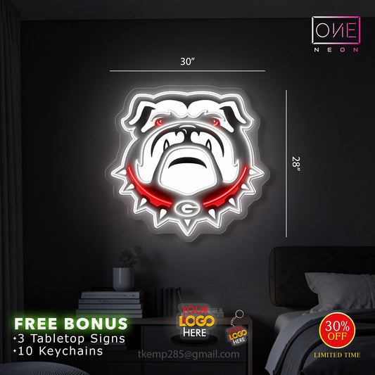 D DOG LOGO CUSTOM | LED Neon Sign (waterproof )