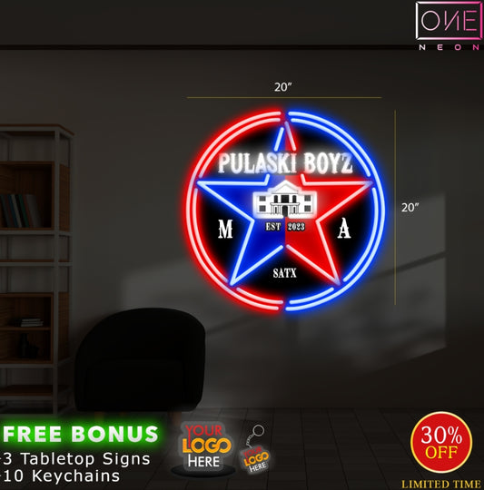 PULASKI BOYZ | LED Neon Sign