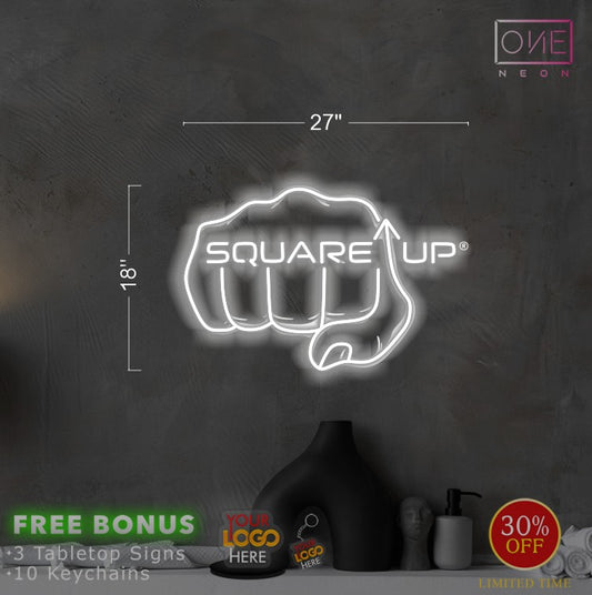 Square Up | 2 LED Neon Signs