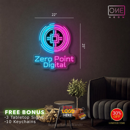 Random Tandrum & Zero Point Digital | 2 LED Neon Signs