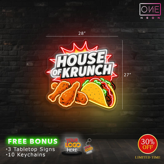 HOUSE OF KRUNCH | LED Neon Sign