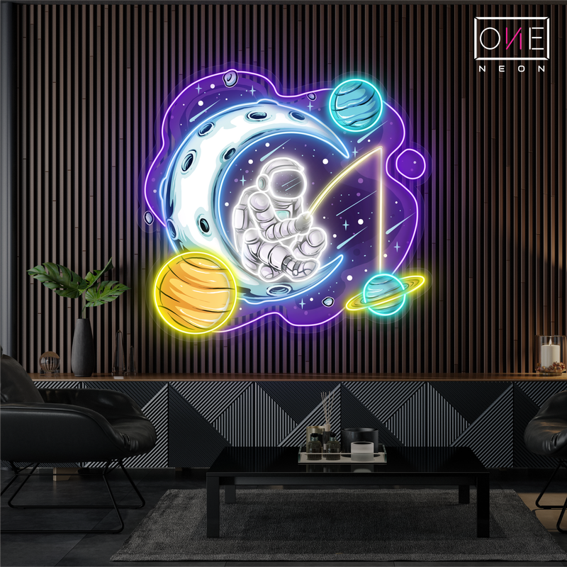 Enseigne néon LED "Cosmic Dreamer"