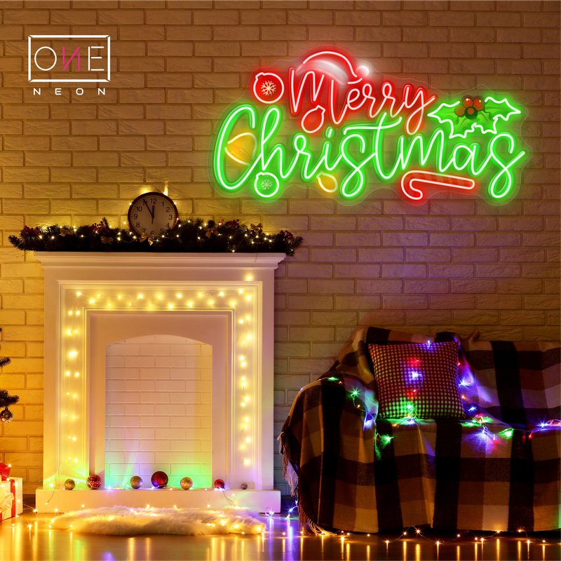 Enseigne au néon LED « Joyeux Noël »