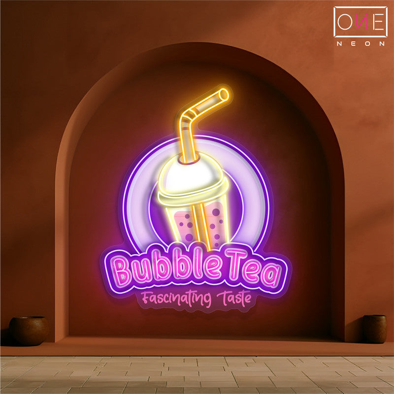 Enseigne Néon LED "Bubble Tea"