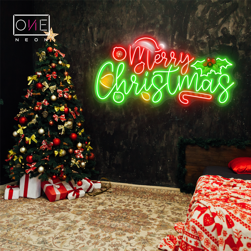 Enseigne au néon LED « Joyeux Noël »