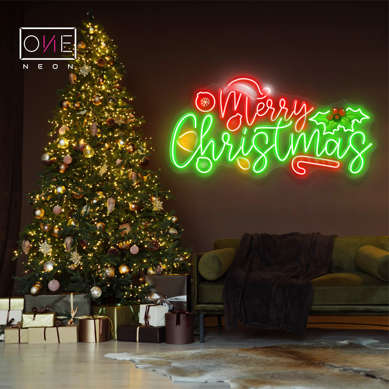 Enseigne au néon LED « Joyeux Noël »