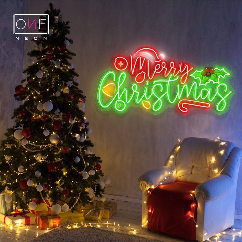 Enseigne au néon LED « Joyeux Noël »