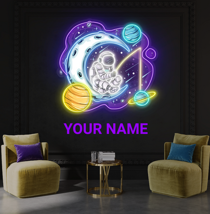 Enseigne néon LED "Cosmic Dreamer"