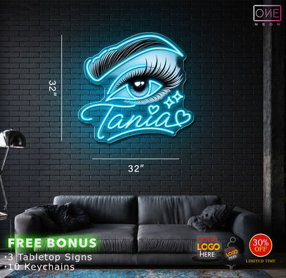 Enseigne néon LED œuvre d'art Tatoueur