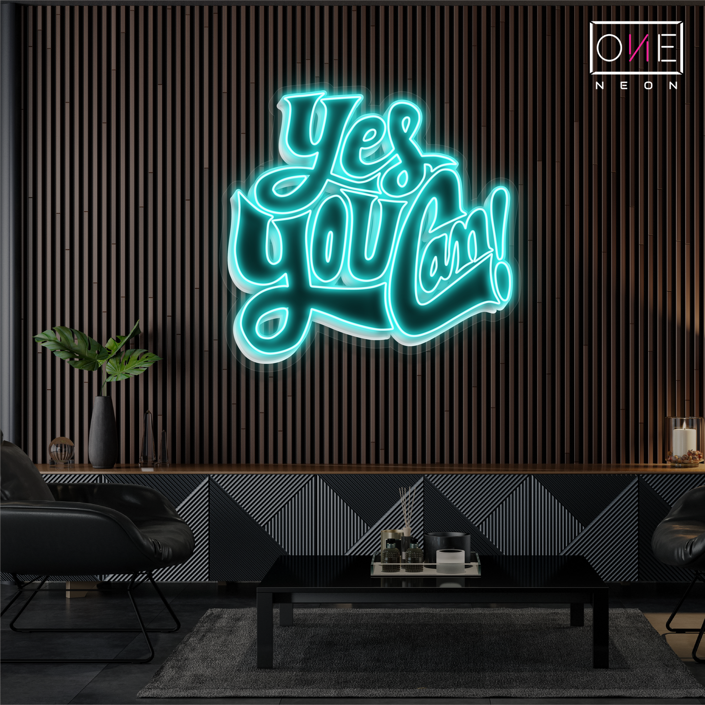Oui, vous le pouvez ! Enseigne Néon LED d'Œuvre d'Art