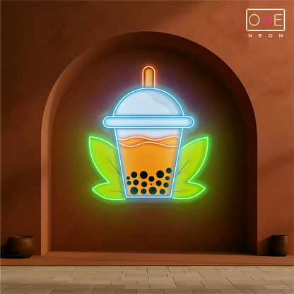 Enseigne lumineuse LED Boba Tea