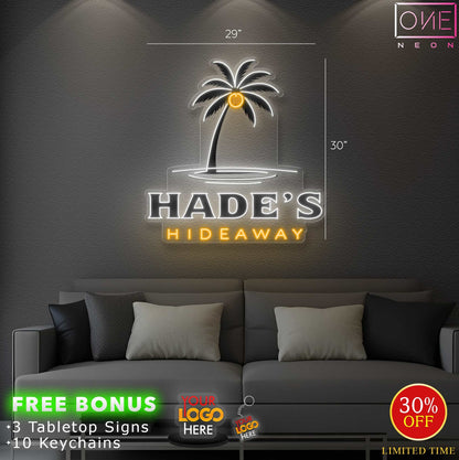 HADE'S HIDEWAY | LED Neon Sign
