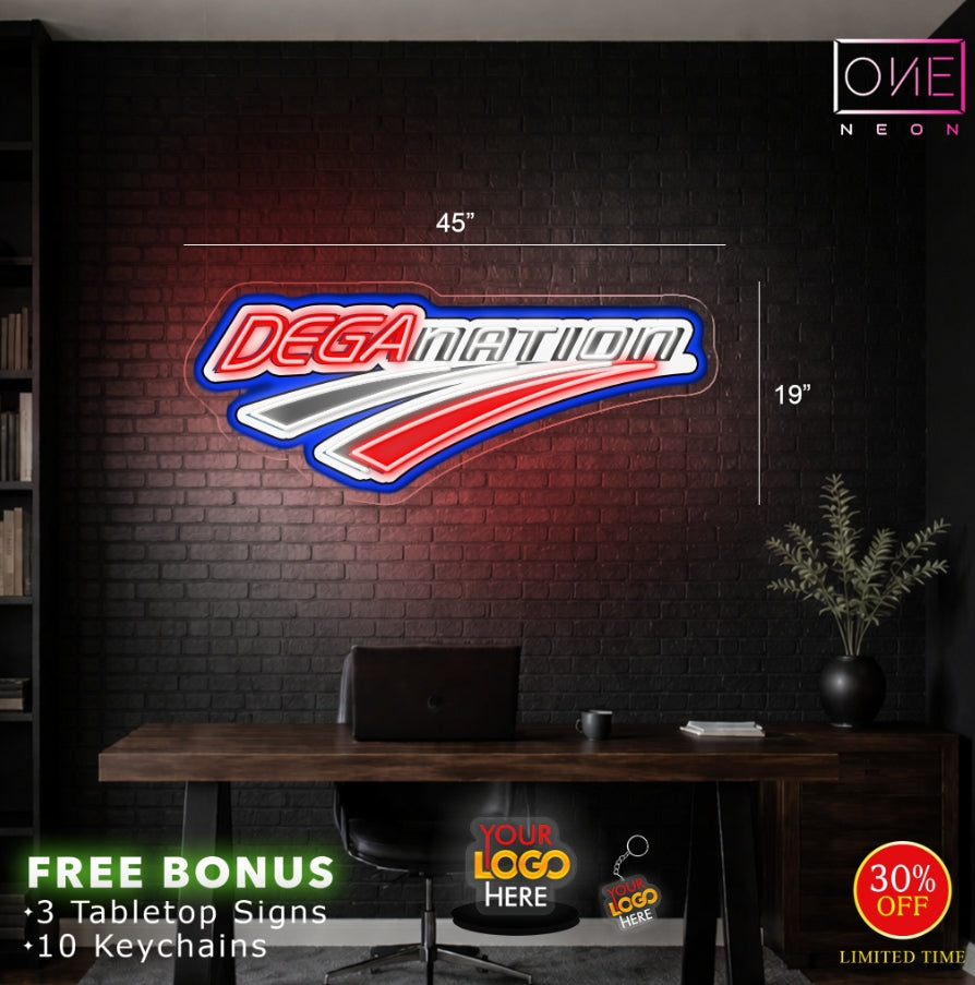 DEGA Nation | LED Neon Sign