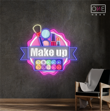 Enseigne néon LED murale "Beauty Palette"
