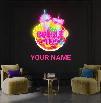 Enseigne néon LED Sweet Bubble Tea