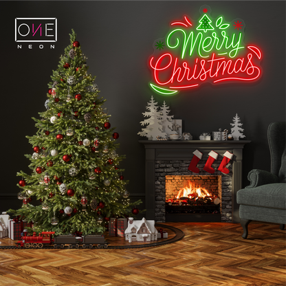 Enseigne au néon LED « Joyeux Noël »