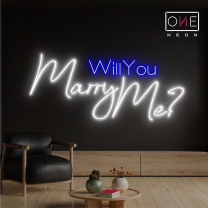 Veux-tu m'épouser ? Enseigne néon LED