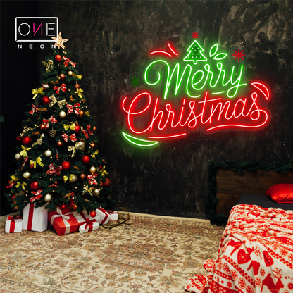 Enseigne au néon LED « Joyeux Noël »