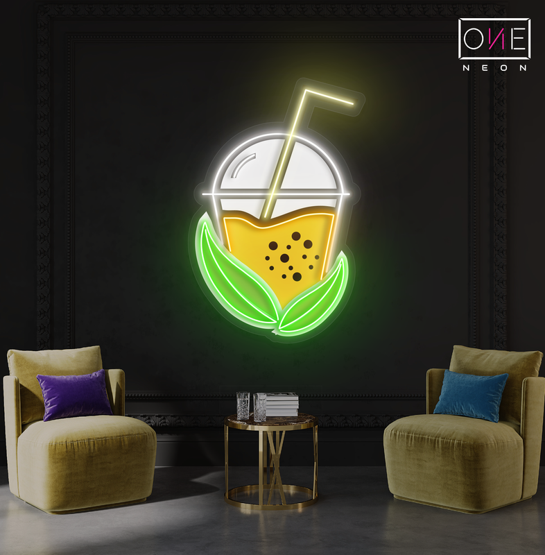 Enseigne lumineuse LED Boba Tea