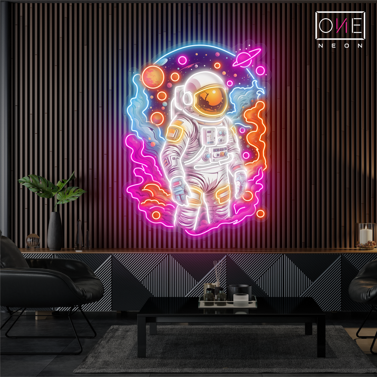 Enseigne Néon LED "Aventurier Stellaire"