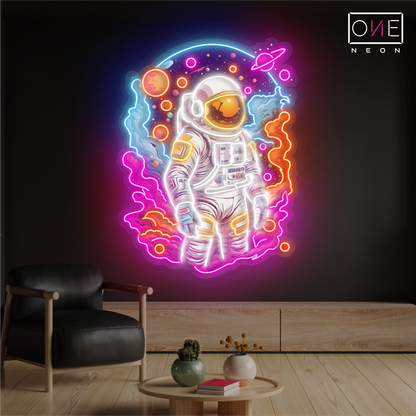 Enseigne Néon LED "Aventurier Stellaire"