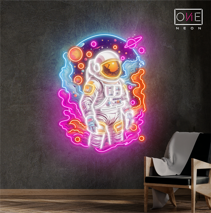 Enseigne Néon LED "Aventurier Stellaire"