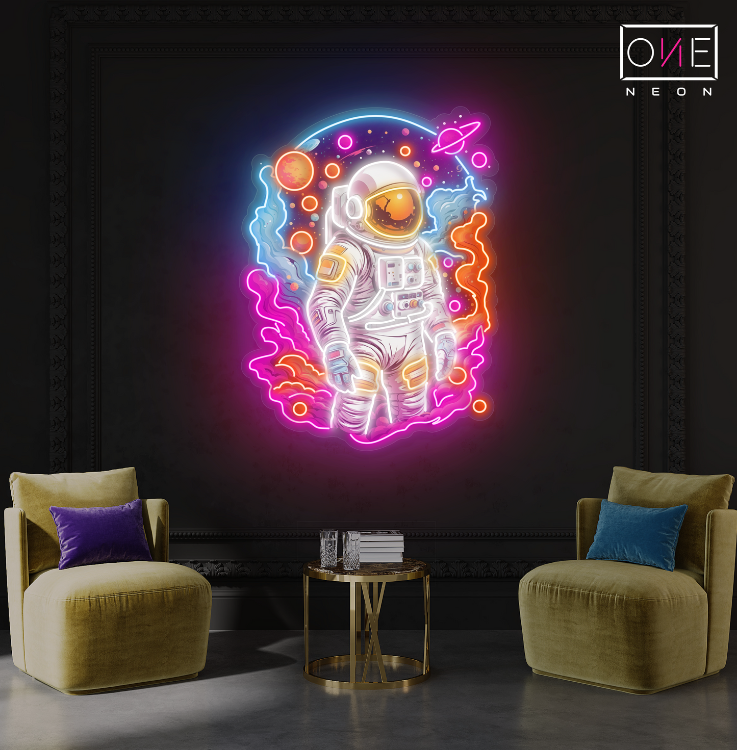 Enseigne Néon LED "Aventurier Stellaire"