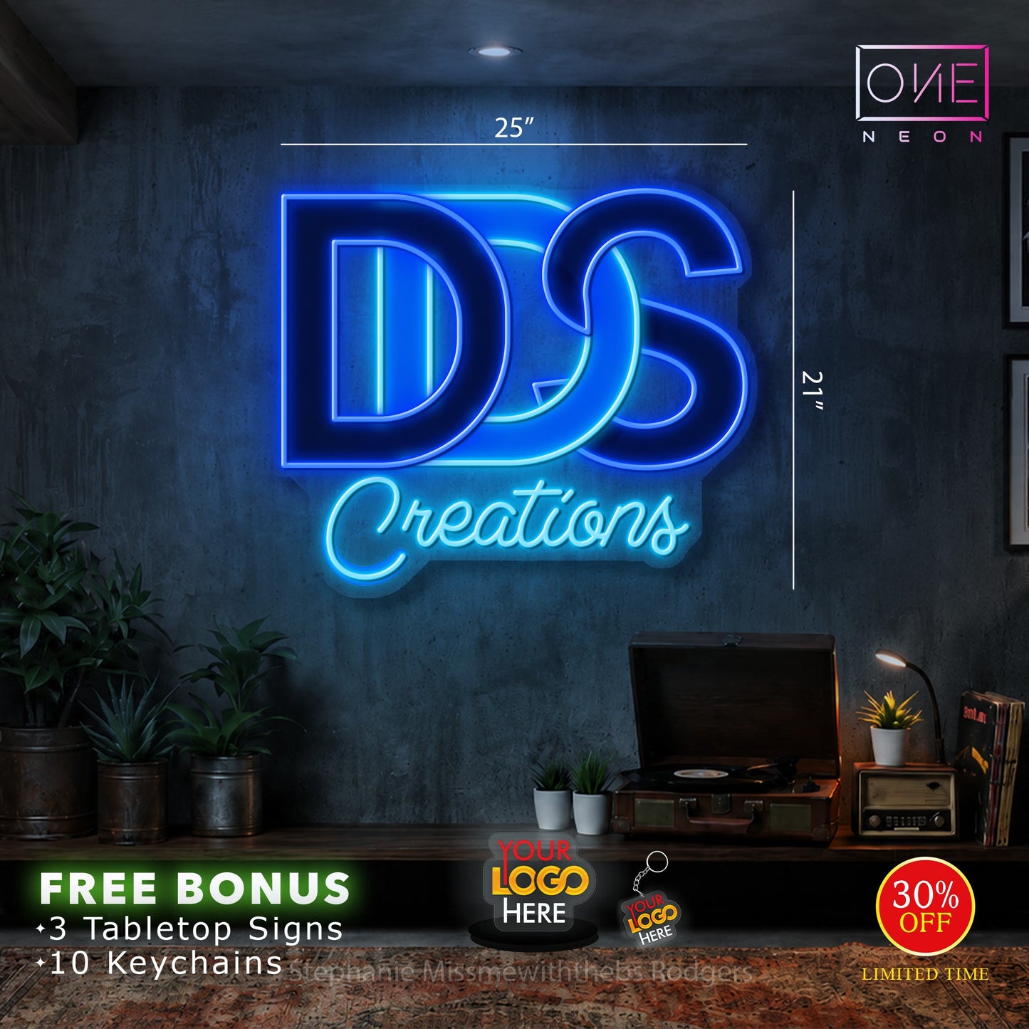 DDS Creations | 2 LED Neon Signs