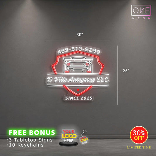 D Ville Autogroup 22C | LED Neon Sign